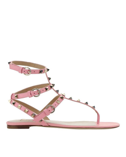 Valentino Garavani Multicolor Calfskin Strap-On Sandals