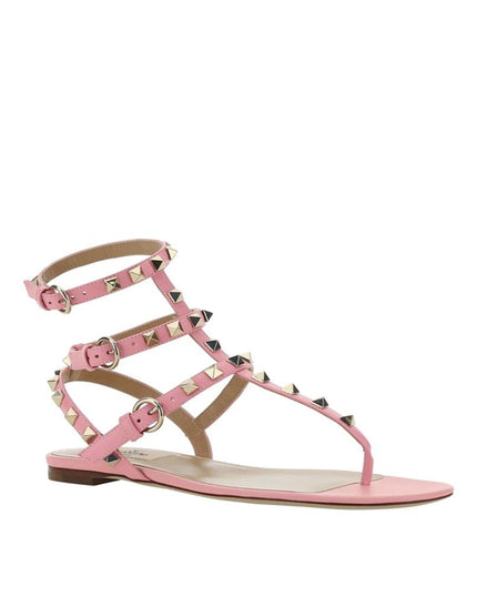 Valentino Garavani Multicolor Calfskin Strap-On Sandals