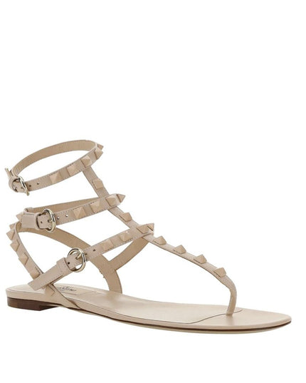 Valentino Garavani Multicolor Calfskin Flip-Flop Sandals