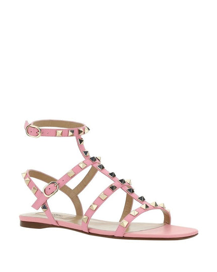 Valentino Garavani Multicolor Calfskin Strap-On Sandals