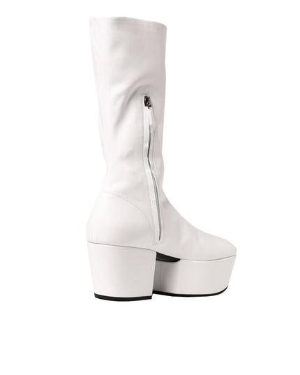 Prada White Polyethylene Boots