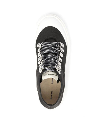 Proenza Schouler Black Canvas Chunky Sneakers