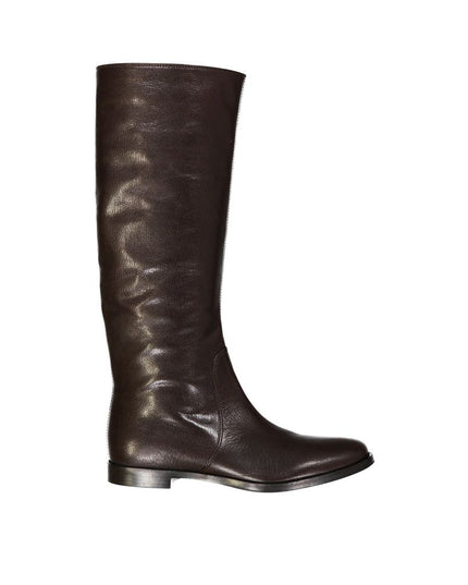 Sergio Rossi Brown Calfskin Boots