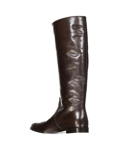 Sergio Rossi Brown Calfskin Boots