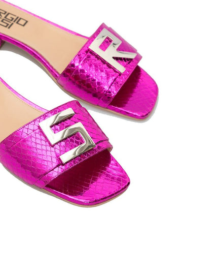 Sergio Rossi Multicolor Calfskin Sandals