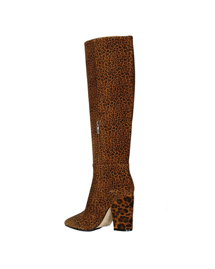 Sergio Rossi Brown Calfskin Over The Knee