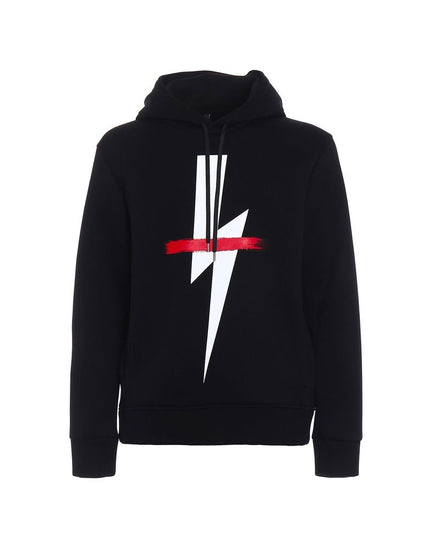 Neil Barrett Black Cotton Sweatshirt