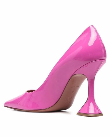 Amina Muaddi Multicolor Calfskin High Heel Pumps