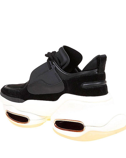 Balmain Black Calfskin Chunky Sneakers