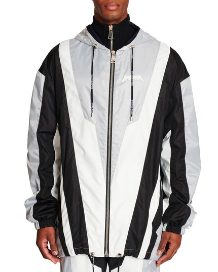 Balmain Black Polyester Shell Jacket