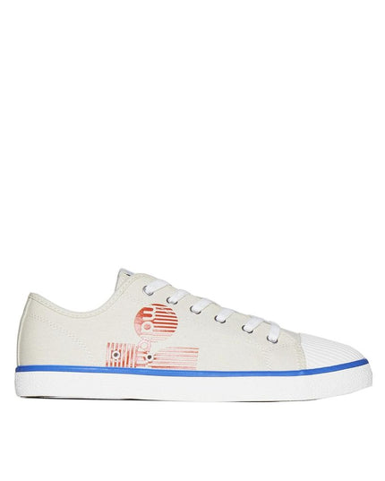 Isabel Marant Beige Canvas Low Top Sneakers