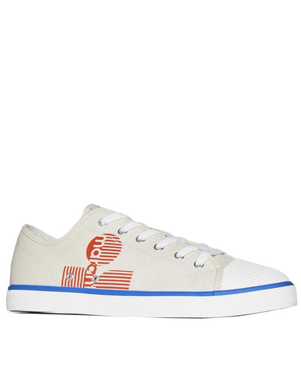 Isabel Marant Beige Canvas Low Top Sneakers