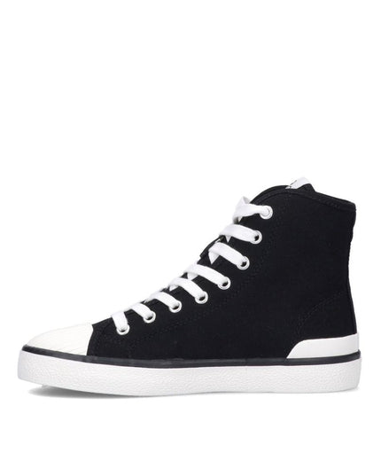 Isabel Marant Black Canvas High Top Sneakers
