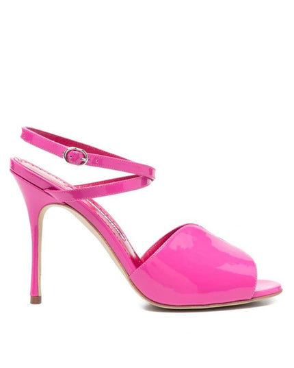 Manolo Blahnik Multicolor Calfskin High Heel Pumps