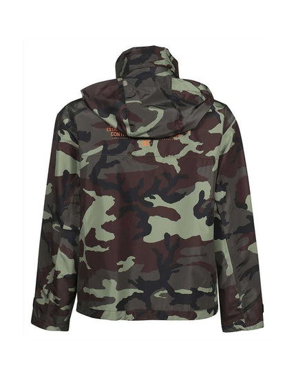 Dolce & Gabbana Green Polyamide Shell Jacket