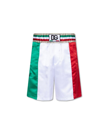 Dolce & Gabbana White Polyester Shorts