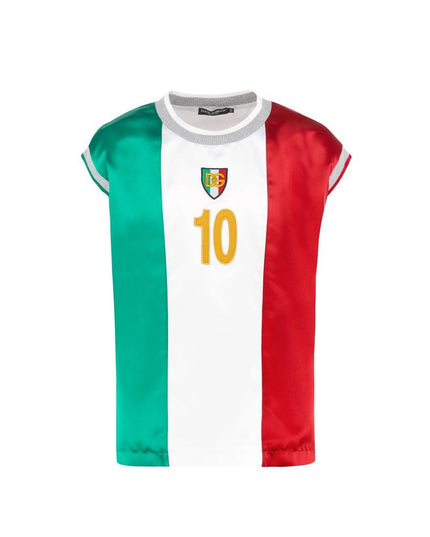 Dolce & Gabbana White Polyester T-Shirt