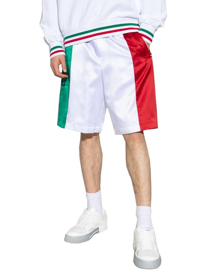 Dolce & Gabbana White Polyester Shorts