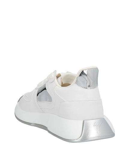 Giuseppe Zanotti White Calfskin Chunky Sneakers