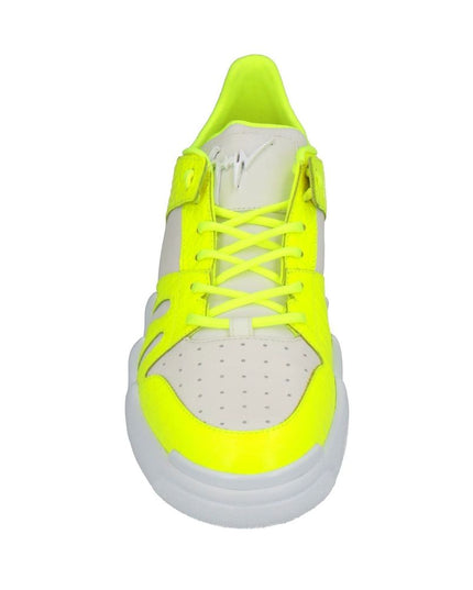 Giuseppe Zanotti White Calfskin Chunky Sneakers