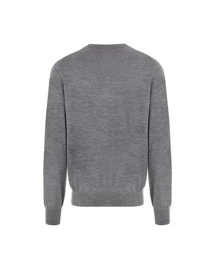 Brunello Cucinelli Gray Cashmere Men Sweater