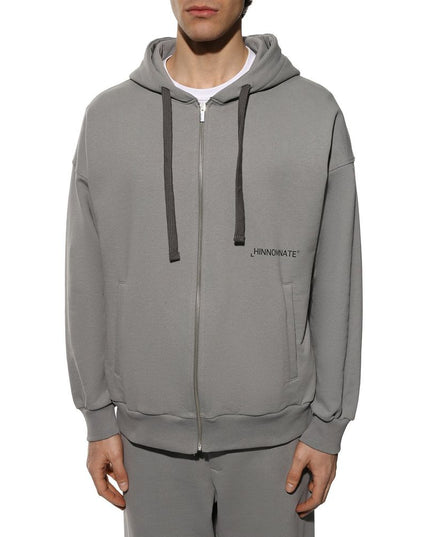Hinnominate Gray Cotton Men's Sweatshirt