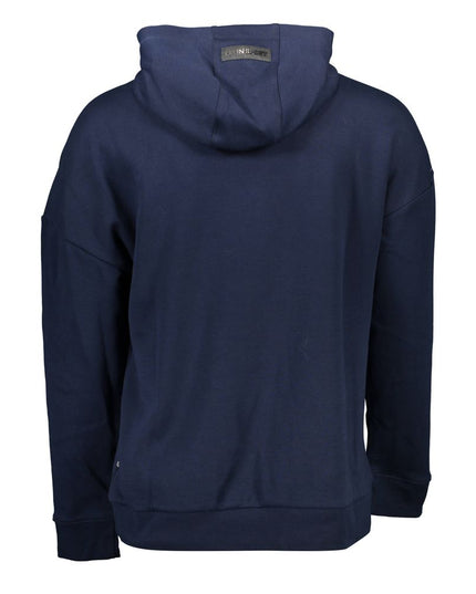 Plein Sport Blue Cotton Men Sweater