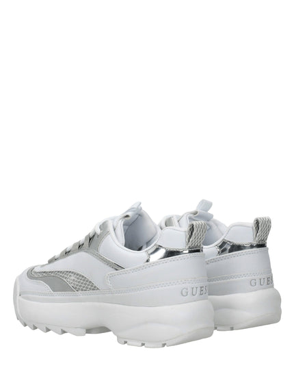 Guess White Polyethylene Chunky Sneakers