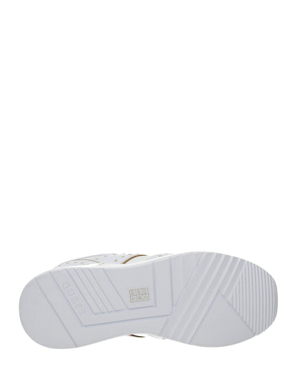 Guess White Polyethylene Sneakers