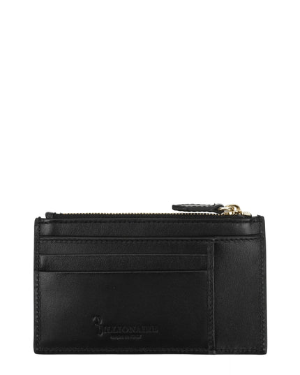 Billionaire Italian Couture Black Crocodile Cardholder