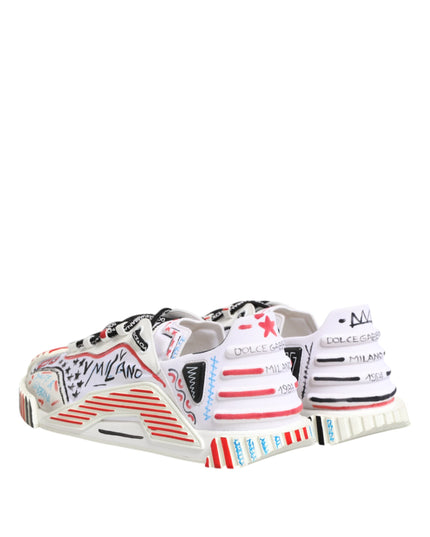 Dolce & Gabbana Multicolor Low Top NS1 Men Sneakers Shoes