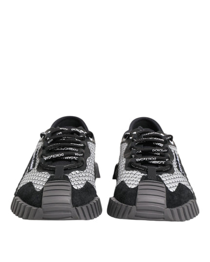 Dolce & Gabbana Multicolor Lace Up Low Top NS1 Sneakers Shoes