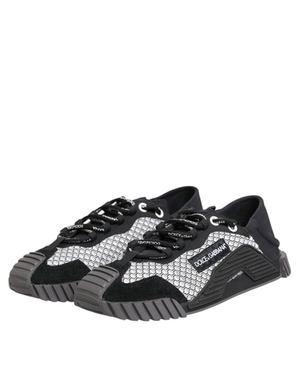 Dolce & Gabbana Multicolor Lace Up Low Top NS1 Sneakers Shoes