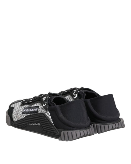 Dolce & Gabbana Multicolor Lace Up Low Top NS1 Sneakers Shoes