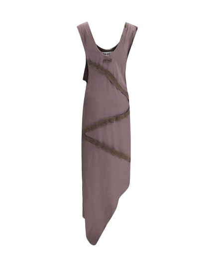 The Attico Brown Viscose Casual Dress