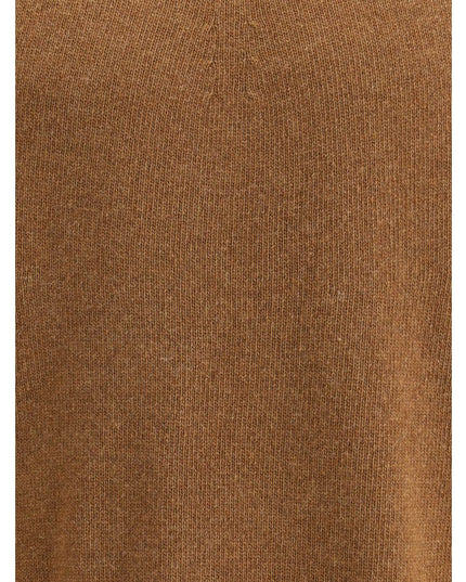 Jil Sander Brown Fleece Wool Sweatshirt