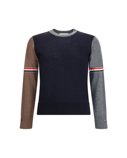 Thom Browne Multicolor Fleece Wool Sweatshirt