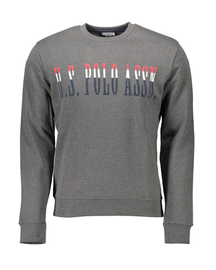 U.S. POLO ASSN. Gray Cotton Men Sweater