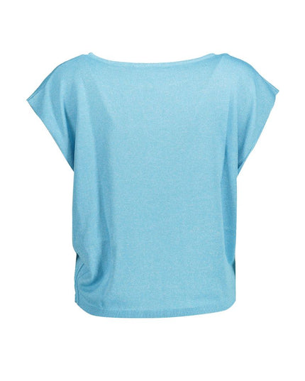 Kocca Blue Polyester Women T-Shirt