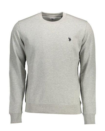 U.S. POLO ASSN. Gray Cotton Men Sweater