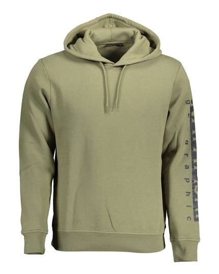 Napapijri Green Cotton Men Sweater