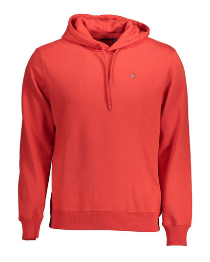 Napapijri Red Cotton Men Sweater