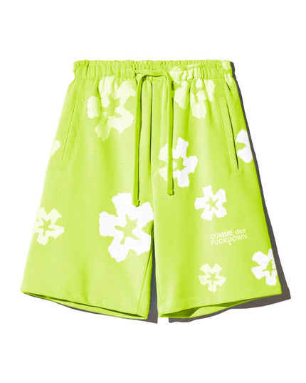 Comme Des Fuckdown Green Cotton Short