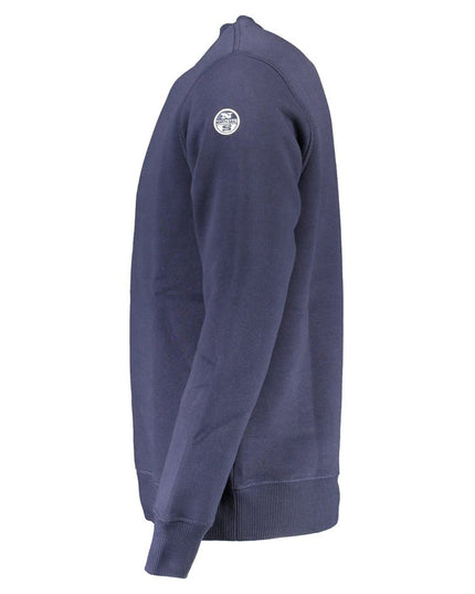 North Sails Blue Cotton Men Sweater