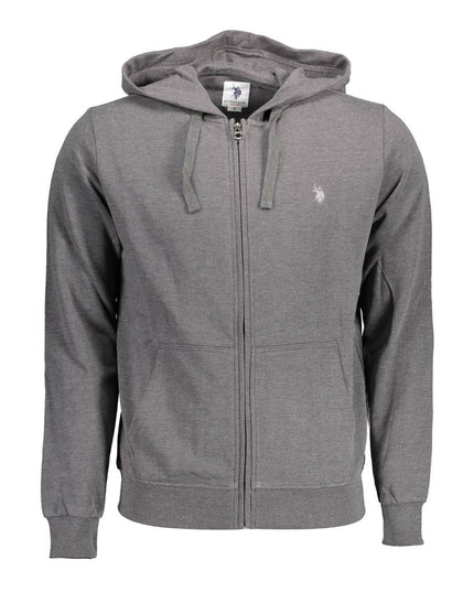 U.S. POLO ASSN. Gray Cotton Men Sweater