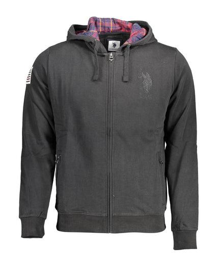 U.S. POLO ASSN. Black Cotton Men Sweater