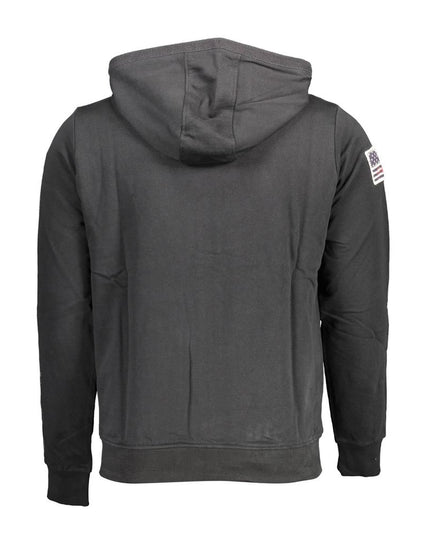 U.S. POLO ASSN. Black Cotton Men Sweater