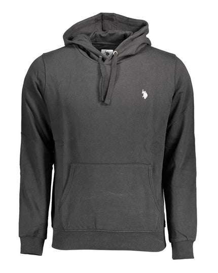 U.S. POLO ASSN. Black Cotton Men Sweater