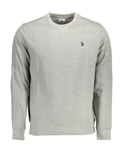 U.S. POLO ASSN. Gray Cotton Men Sweater