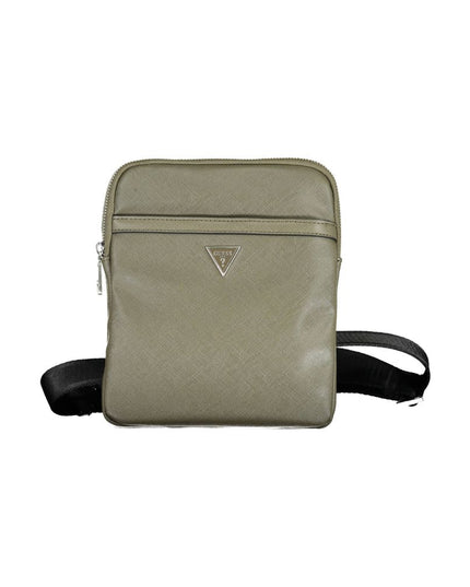 Guess Jeans Green Polyamide Shoulder Bag